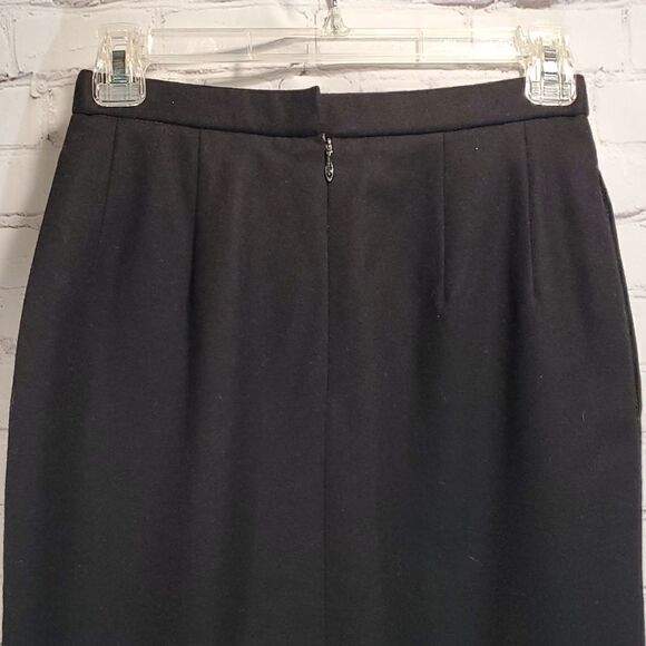 Pendelton petite black wool pencil skirt - Picture 6 of 10